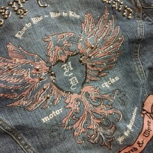 Harley-davidson jean jacket